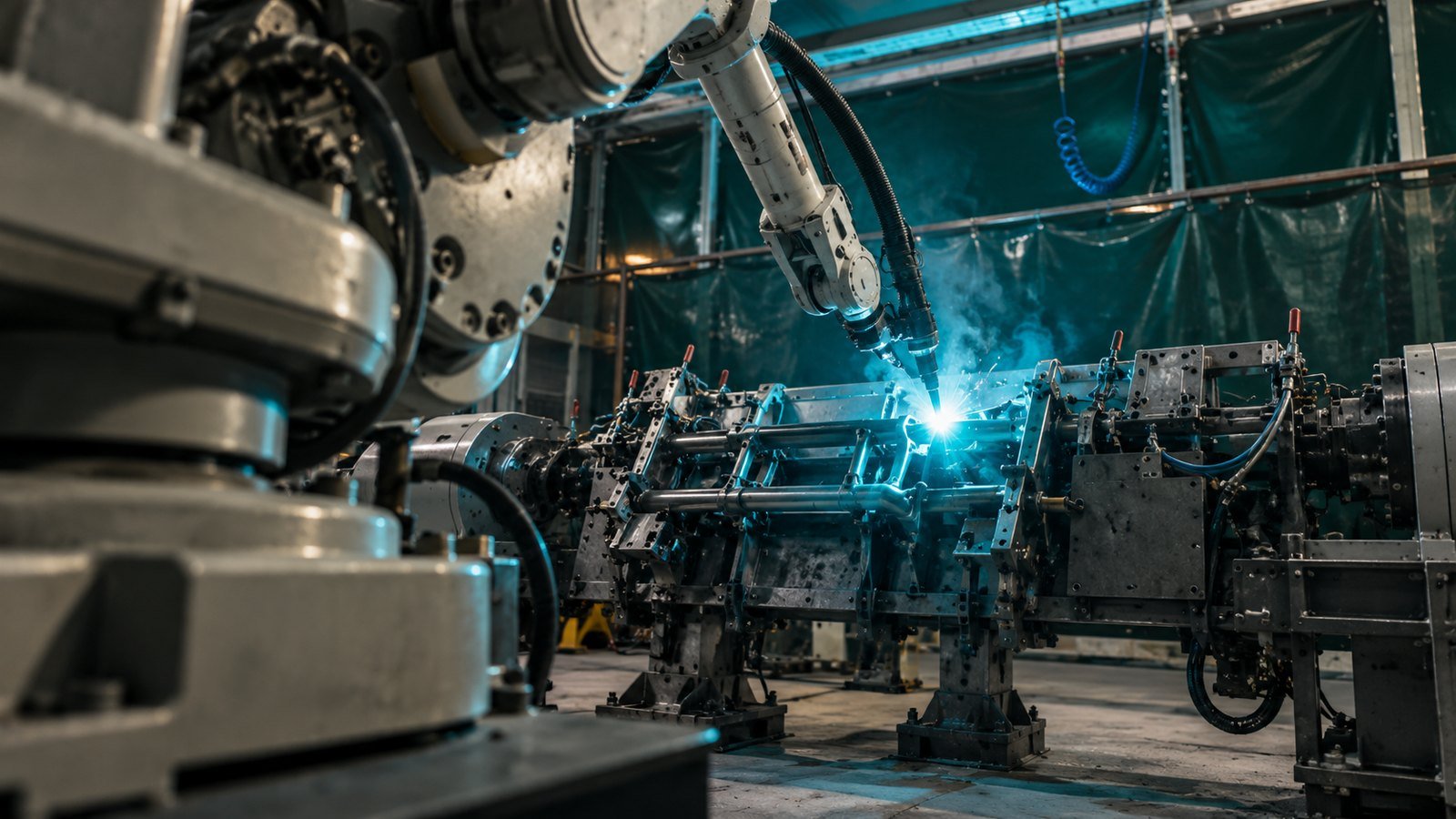 Robotic welding cell