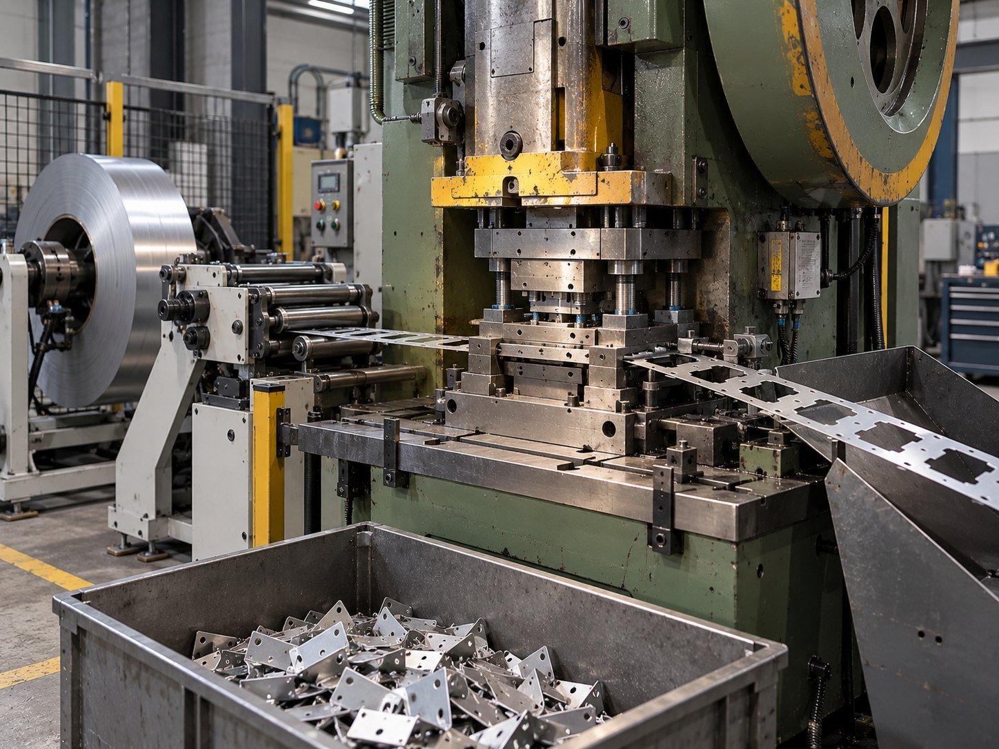 Stamping press and parts