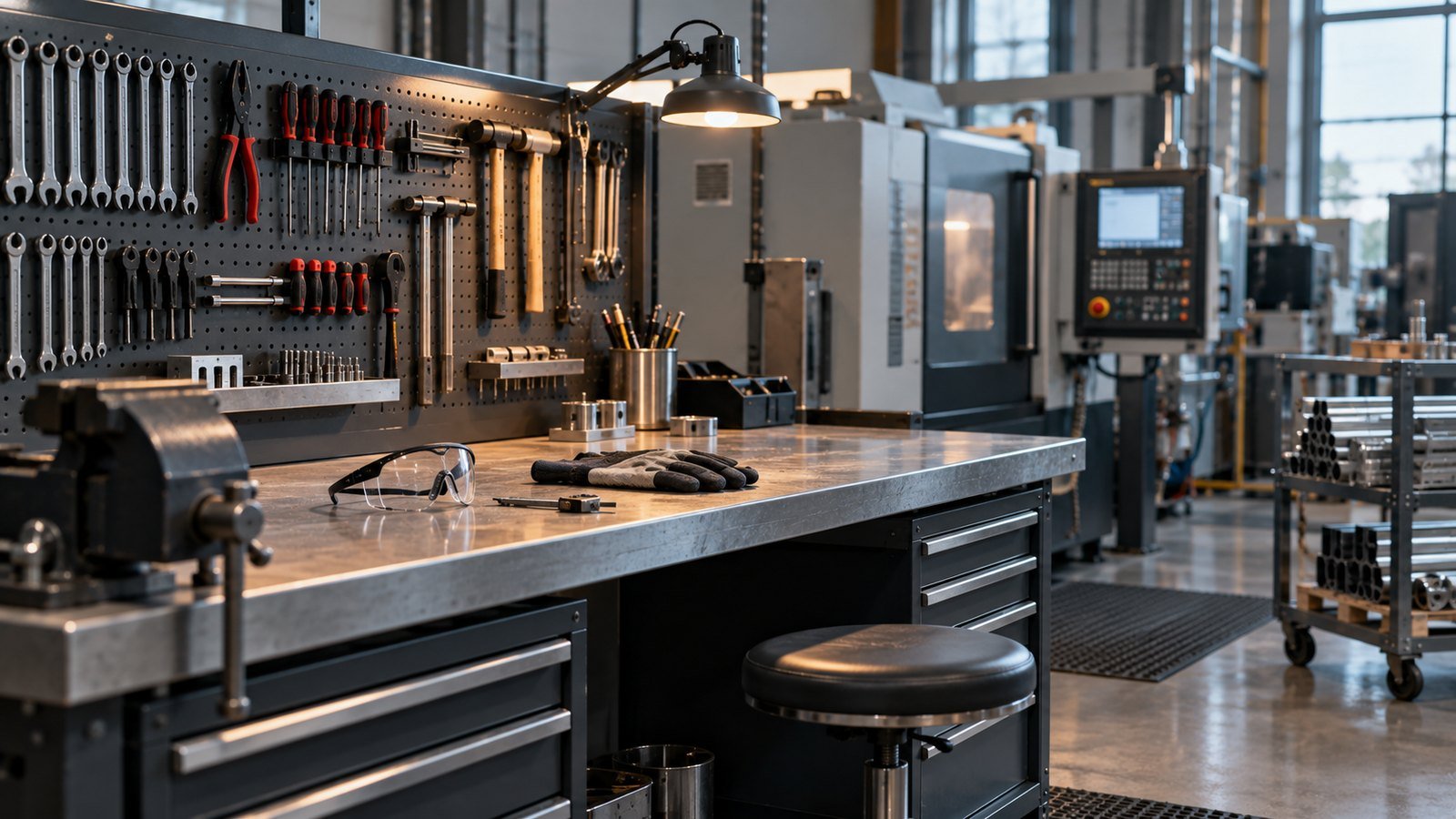 Machining area