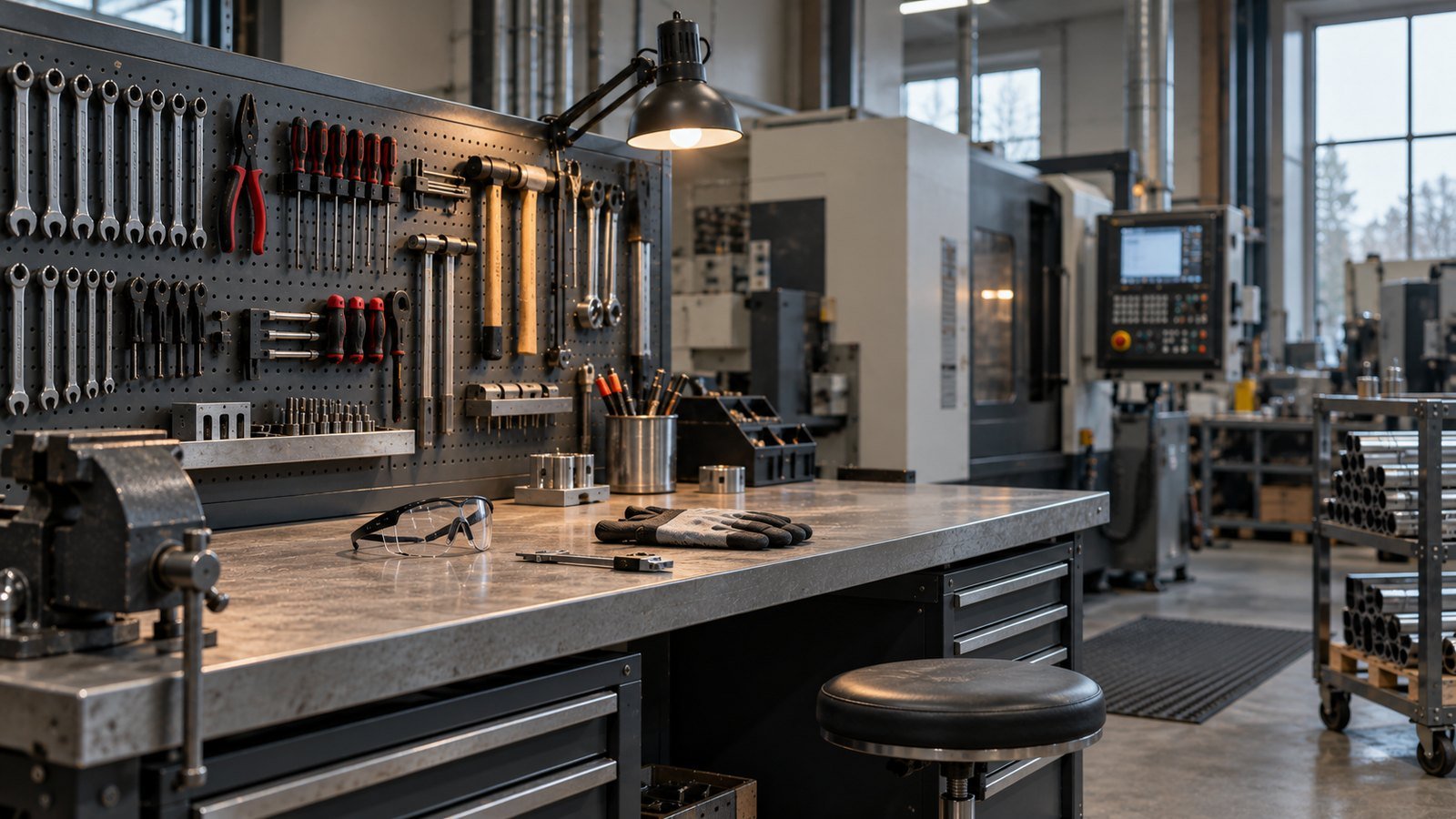 Milling and drilling workstation